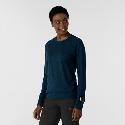 【2plan】Trans stitch long sleeve Workstyles: Jackies Palmettos & Stitch - Prestige Medical